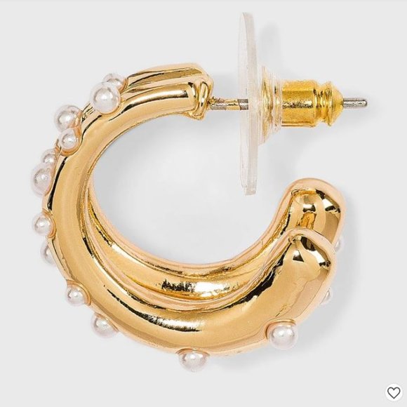 Sugarfix by Baublebar Bundle of Hoops, 2 sets, 3 pairs! -  Over $24 value - Picture 2 of 5